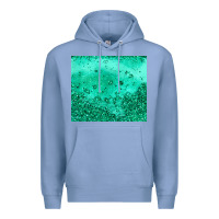 Colony Blue green glitter Premium Hoodie - JahusDesignShop