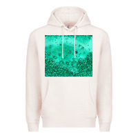Pale Pink green glitter Premium Hoodie - JahusDesignShop