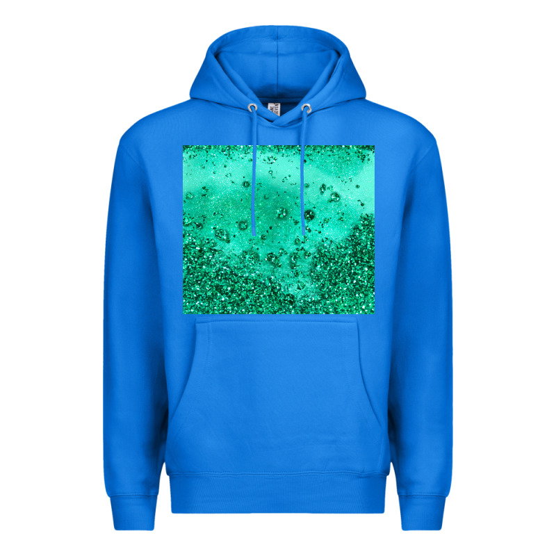 Green Glitter Premium Hoodie by JahusDesignShop | Teevron