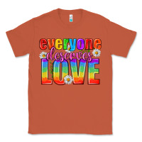 Copper Everyone Deserves Love Pride Lgbtq Classic Tee - BundleAndBundleShop
