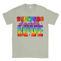 Matcha Everyone Deserves Love Pride Lgbtq Classic Tee - BundleAndBundleShop