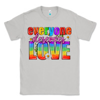 Moon Dust Everyone Deserves Love Pride Lgbtq Classic Tee - BundleAndBundleShop