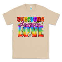 Mushroom Everyone Deserves Love Pride Lgbtq Classic Tee - BundleAndBundleShop
