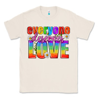 Natural Everyone Deserves Love Pride Lgbtq Classic Tee - BundleAndBundleShop