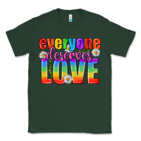 Sports Green Everyone Deserves Love Pride Lgbtq Classic Tee - BundleAndBundleShop