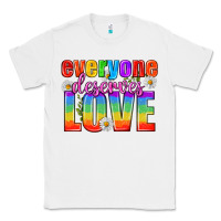 White Everyone Deserves Love Pride Lgbtq Classic Tee - BundleAndBundleShop