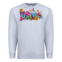 Heather Grey cowgirl coffee cups Premium Sweatshirt - texasbilliewilder