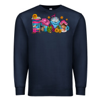 Navy cowgirl coffee cups Premium Sweatshirt - texasbilliewilder