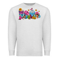 Oatmeal Heather cowgirl coffee cups Premium Sweatshirt - texasbilliewilder