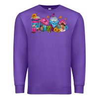 Purple cowgirl coffee cups Premium Sweatshirt - texasbilliewilder