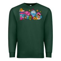 Sports Green cowgirl coffee cups Premium Sweatshirt - texasbilliewilder