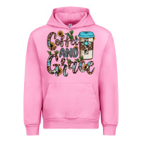 Fuchsia Pink coffee and grace Urban Hoodie - JahusDesignShop