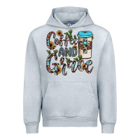 Heather Grey coffee and grace Urban Hoodie - JahusDesignShop