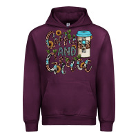 Mauve Wine coffee and grace Urban Hoodie - JahusDesignShop