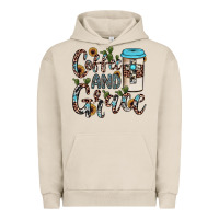 Pigment French Oak coffee and grace Urban Hoodie - JahusDesignShop