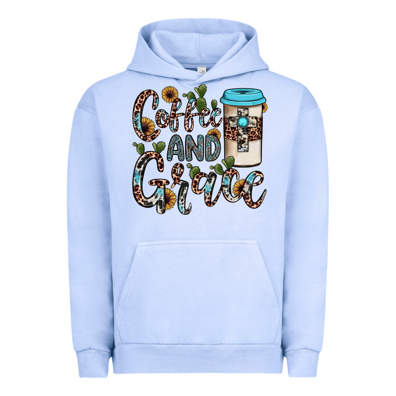 Coffee And Grace Urban Hoodie by JahusDesignShop | Teevron