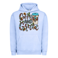 Pigment Grape Ice coffee and grace Urban Hoodie - JahusDesignShop
