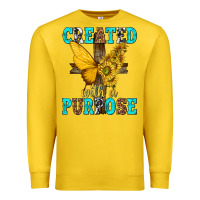 Lemon created with a purpose Premium Sweatshirt - texasbilliewilder