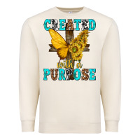 Sandshell created with a purpose Premium Sweatshirt - texasbilliewilder