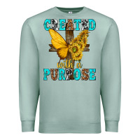Seafoam created with a purpose Premium Sweatshirt - texasbilliewilder
