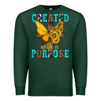 Sports Green created with a purpose Premium Sweatshirt - texasbilliewilder