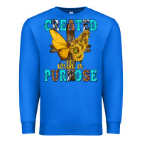 True Royal created with a purpose Premium Sweatshirt - texasbilliewilder