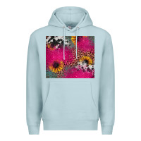 Blue Mist pink glitter leopard cowhide Premium Hoodie - JahusDesignShop