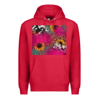 Cardinal pink glitter leopard cowhide Premium Hoodie - JahusDesignShop