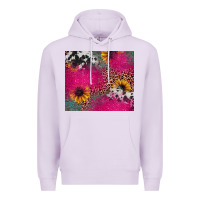 Lilac pink glitter leopard cowhide Premium Hoodie - JahusDesignShop