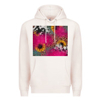 Pale Pink pink glitter leopard cowhide Premium Hoodie - JahusDesignShop
