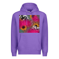 Purple pink glitter leopard cowhide Premium Hoodie - JahusDesignShop