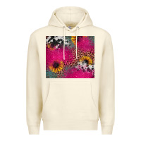 Sandshell pink glitter leopard cowhide Premium Hoodie - JahusDesignShop