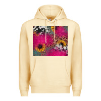 Pina Colada pink glitter leopard cowhide Premium Hoodie - JahusDesignShop