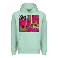 Seafoam pink glitter leopard cowhide Premium Hoodie - JahusDesignShop