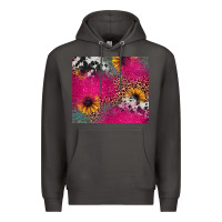 Smoke pink glitter leopard cowhide Premium Hoodie - JahusDesignShop