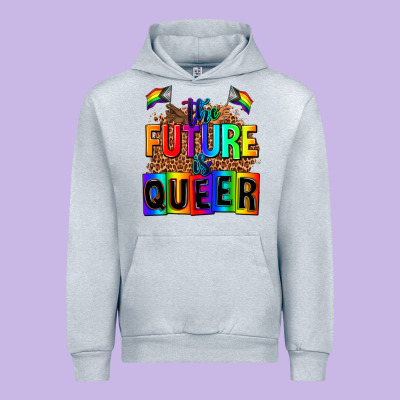 The Fuuture Is Queer Urban Hoodie Designed By Adodesignshop