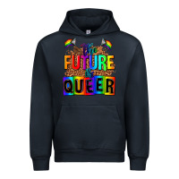 Navy the fuuture is queer Urban Hoodie - AdoDesignShop