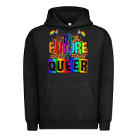 Pigment Black the fuuture is queer Urban Hoodie - AdoDesignShop