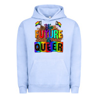 Pigment Grape Ice the fuuture is queer Urban Hoodie - AdoDesignShop