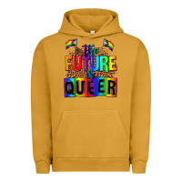 Pigment Peanut Butter the fuuture is queer Urban Hoodie - AdoDesignShop