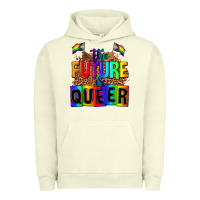 Pigment Pistachio the fuuture is queer Urban Hoodie - AdoDesignShop