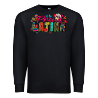 Black proud latina Premium Sweatshirt - Zillion Design Studio