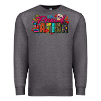 Charcoal Heather proud latina Premium Sweatshirt - Zillion Design Studio