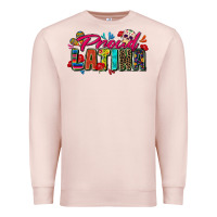 Pale Pink proud latina Premium Sweatshirt - Zillion Design Studio