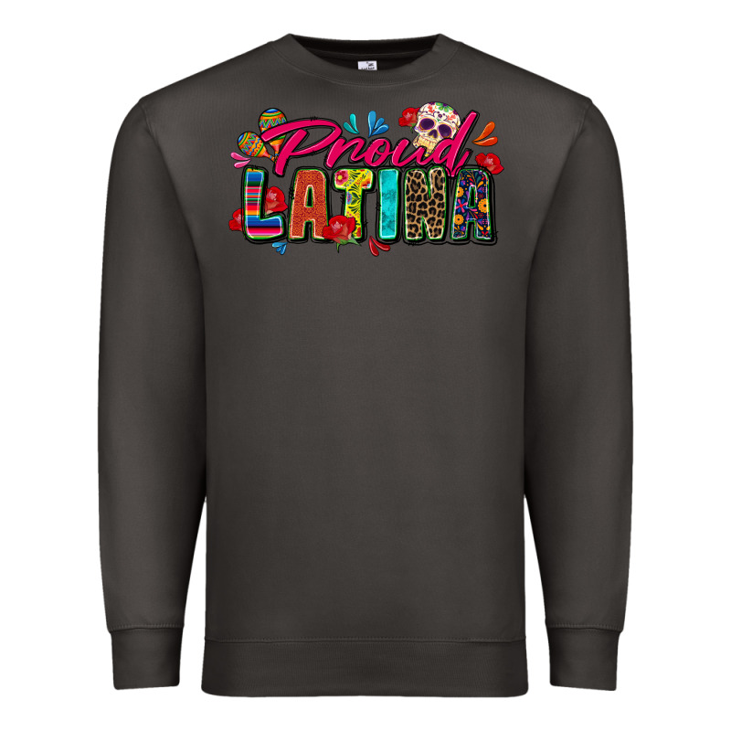 Proud Latina Premium Sweatshirt by Zillion Design Studio | Teevron