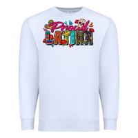 White proud latina Premium Sweatshirt - Zillion Design Studio