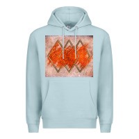 Blue Mist orange glitter Premium Hoodie - JahusDesignShop