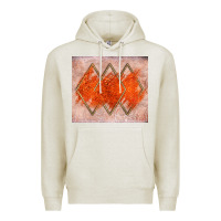 Oatmeal Heather orange glitter Premium Hoodie - JahusDesignShop