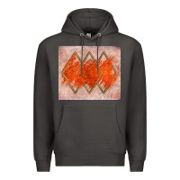 Smoke orange glitter Premium Hoodie - JahusDesignShop