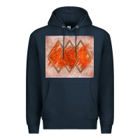 Navy orange glitter Premium Hoodie - JahusDesignShop